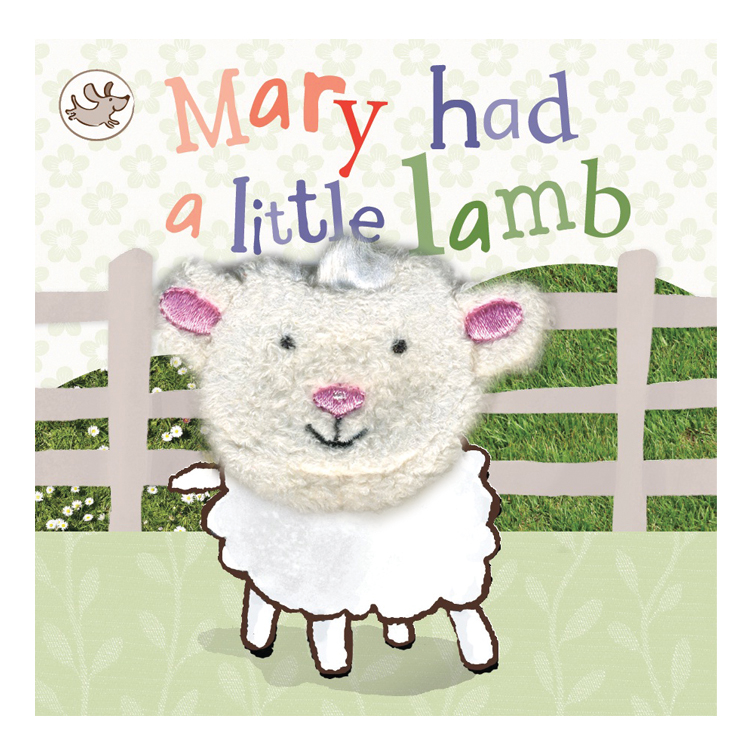 Mary Had a Little Lamb Finger Puppet Book House of Marbles Australia
