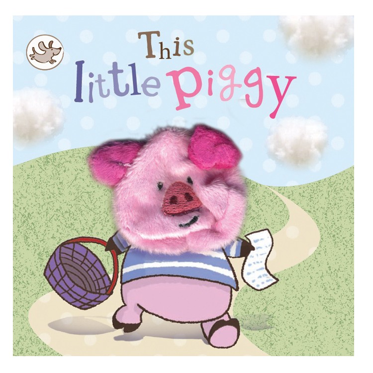 This Little Piggy Finger Puppet Book House of Marbles Australia