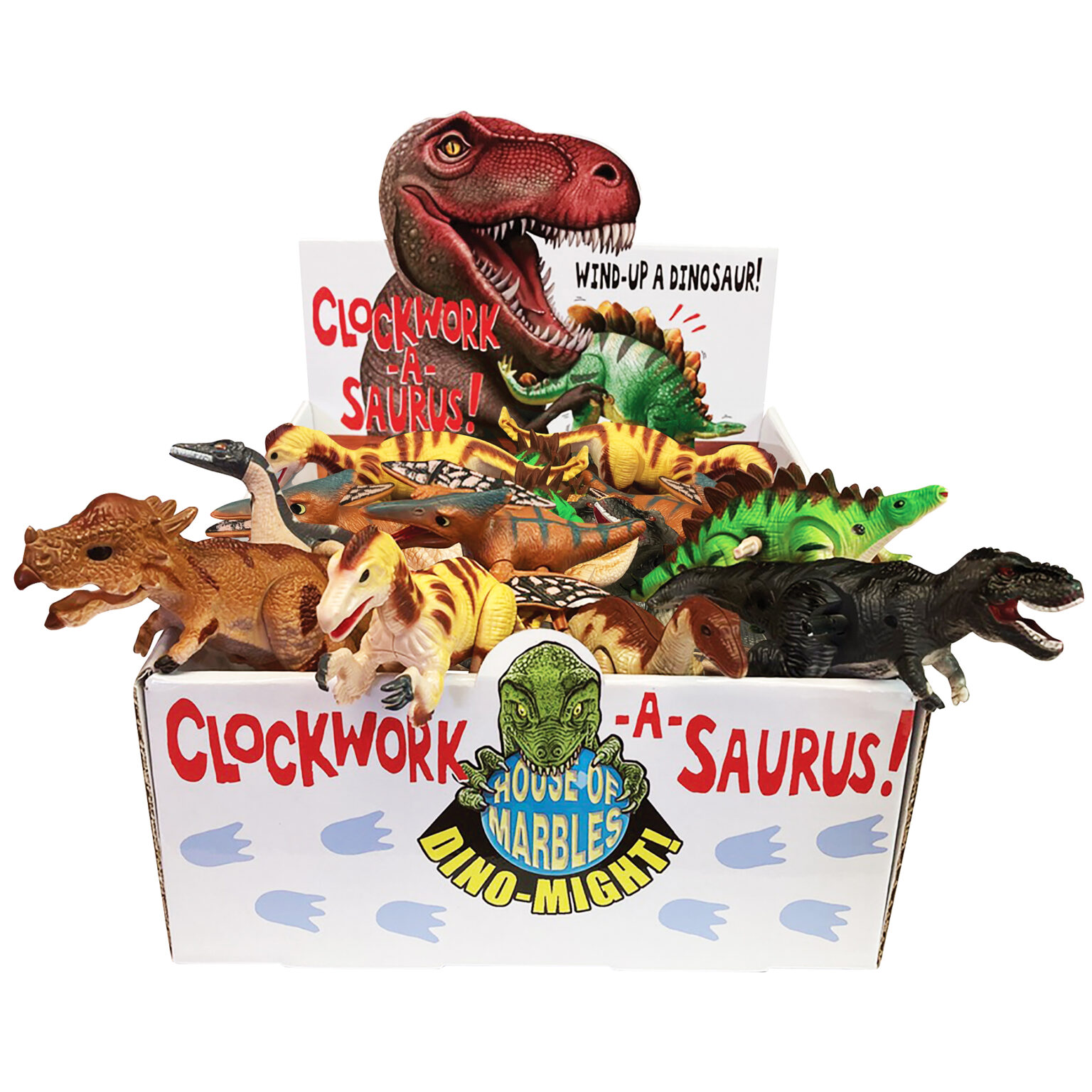 Clockwork-a-Saurus Counter Display – House of Marbles Australia