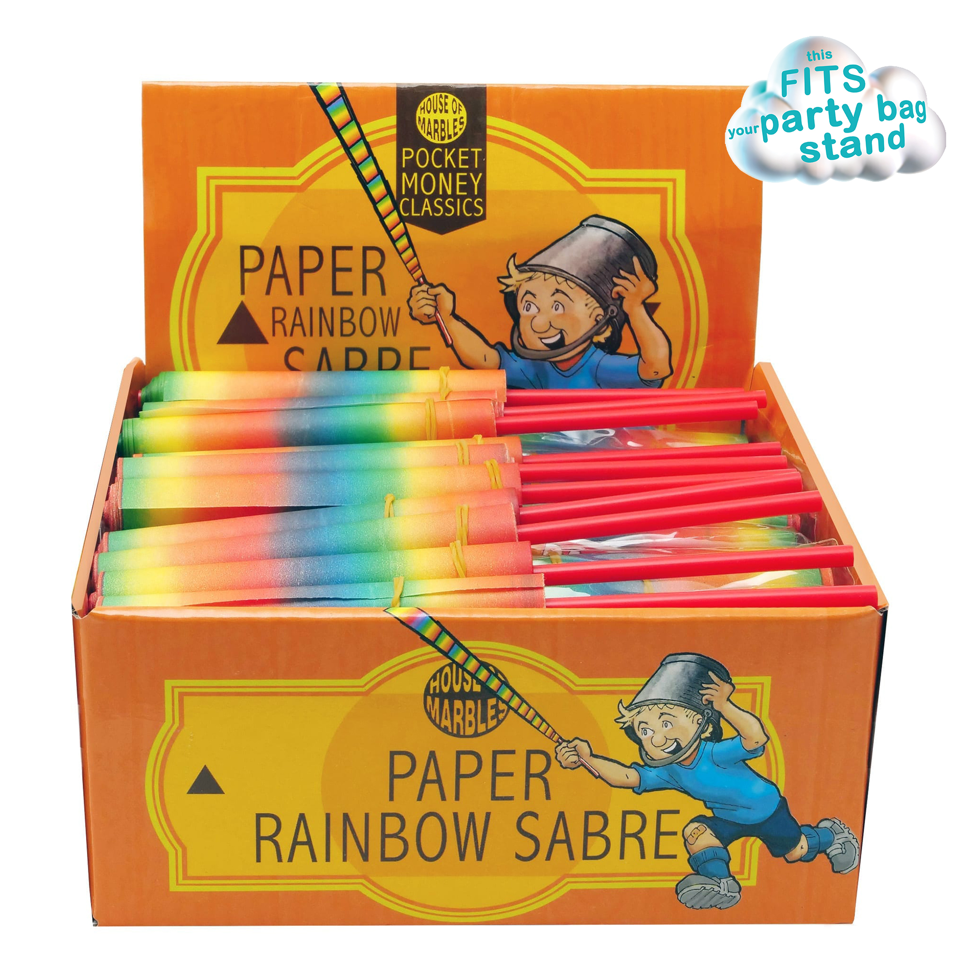 Paper Rainbow Sabre Counter Display - Image 2