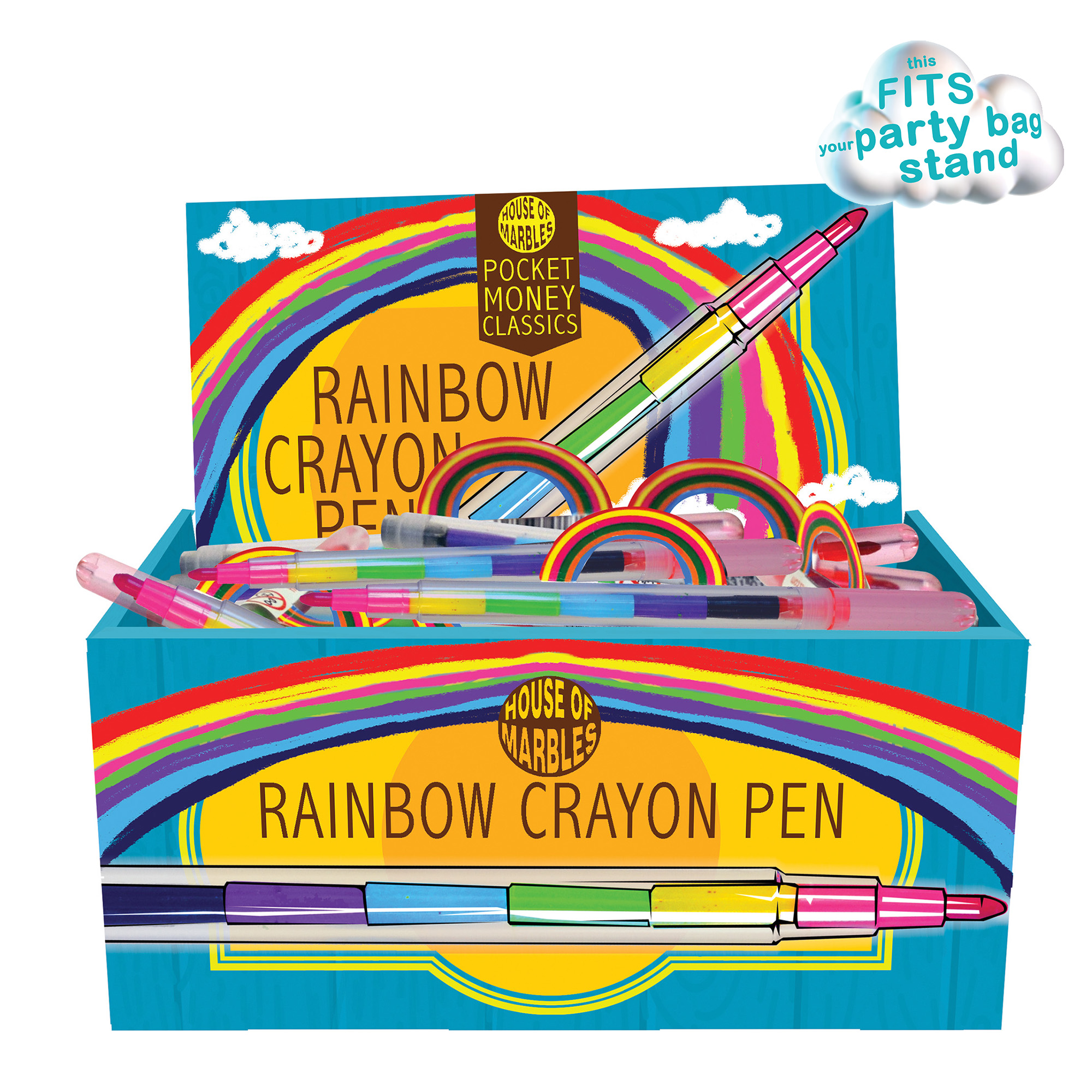 Rainbow Crayon Pen